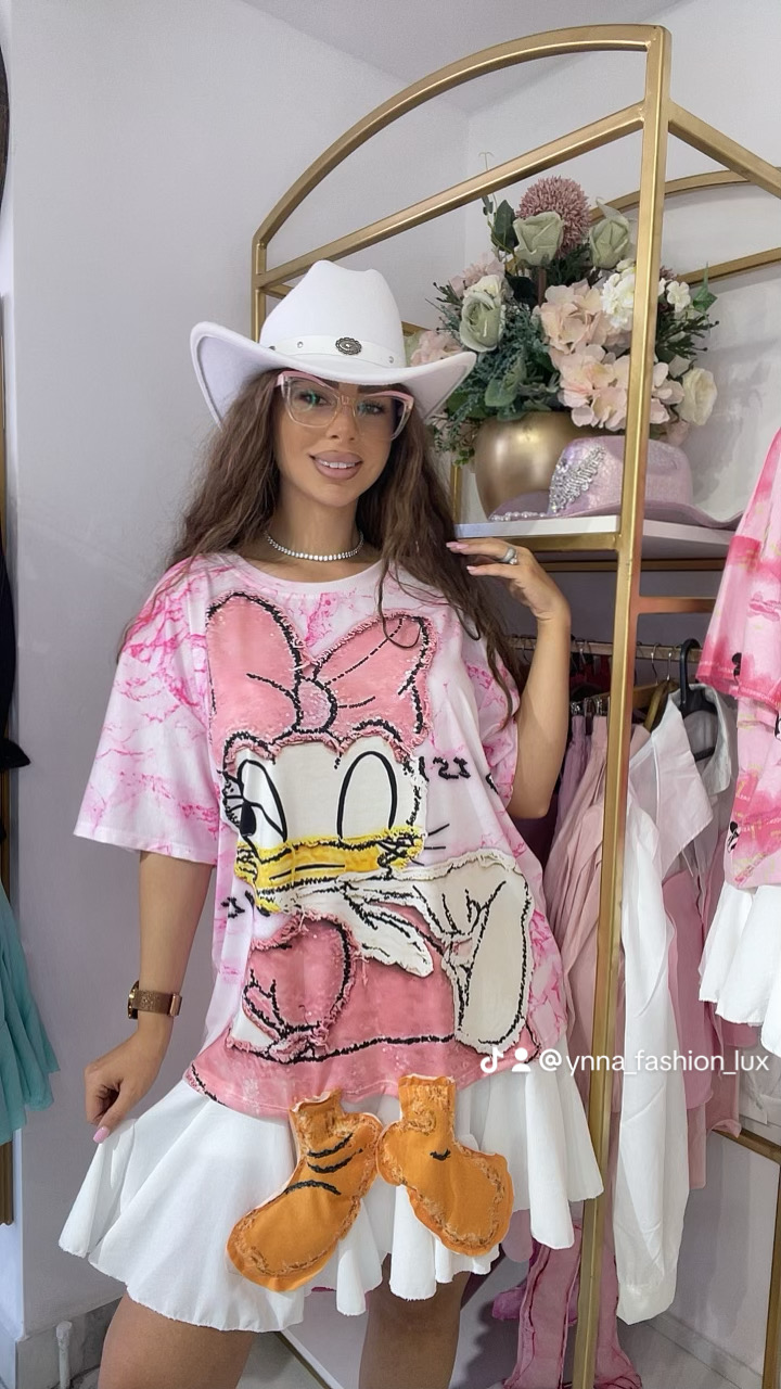 Tricou Daisy Duck Pink